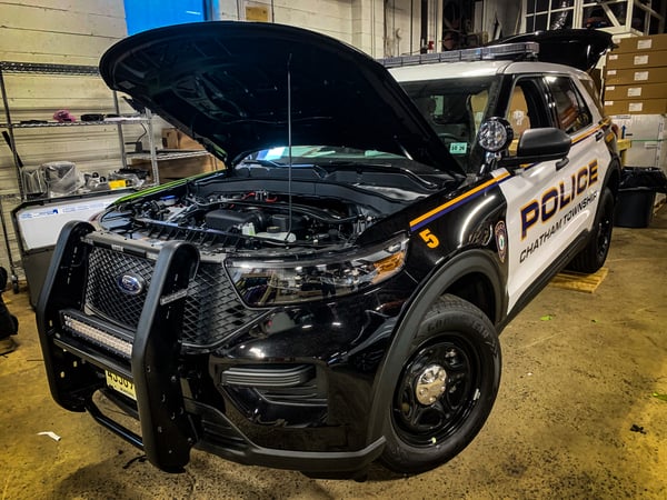 Customized police vehicle