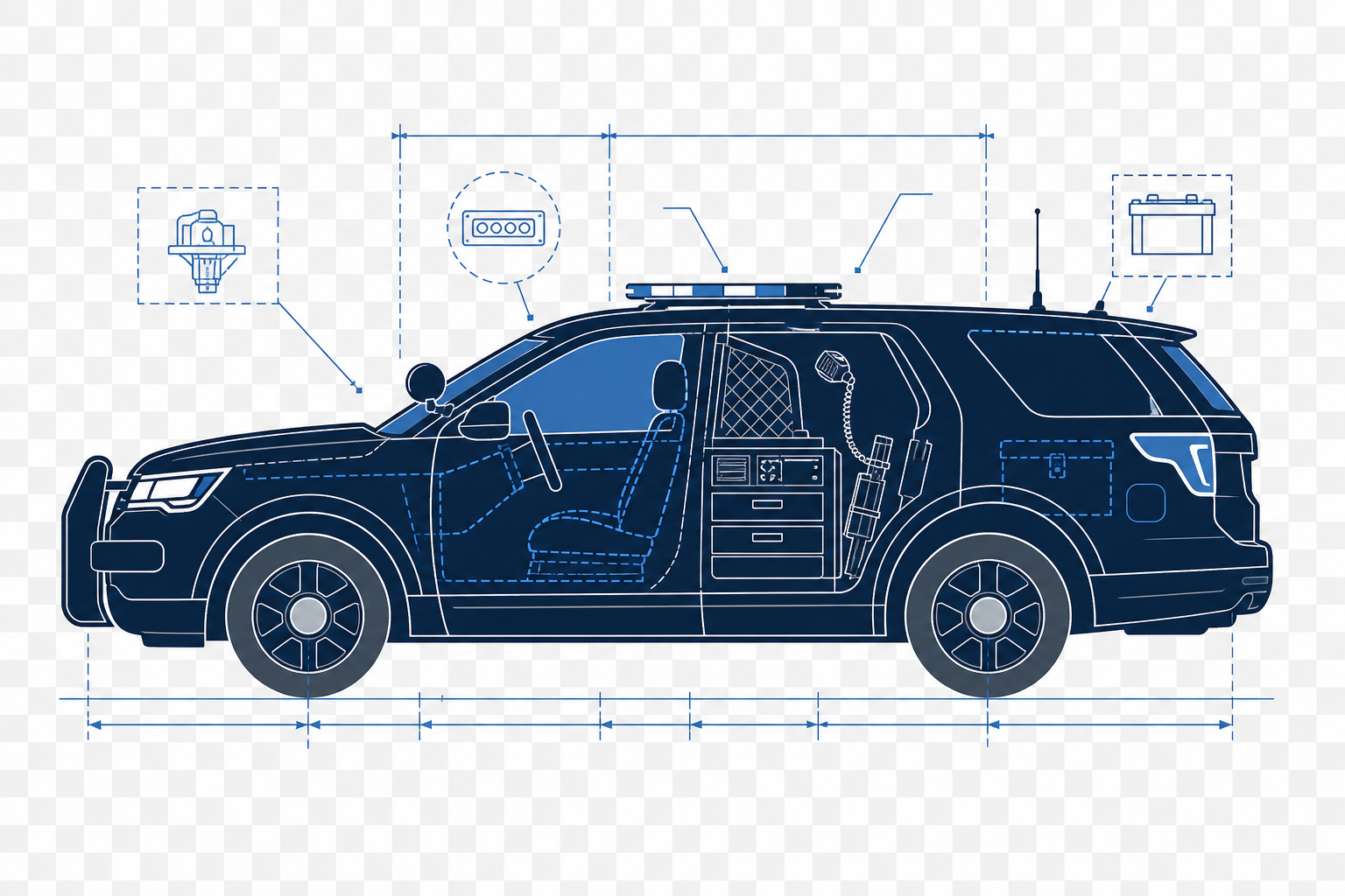 Law Enforcement Vehicle Upfitting Design